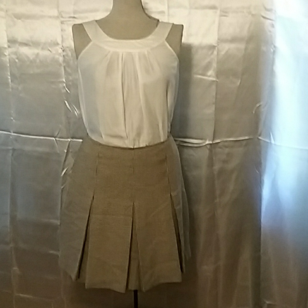 Pleated Mini Skirt